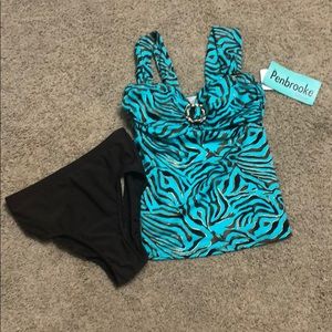 NWT Tankini swim suit Size 8